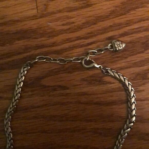 Silver Toned Flower Charm Link Necklace - Picture 15 of 16